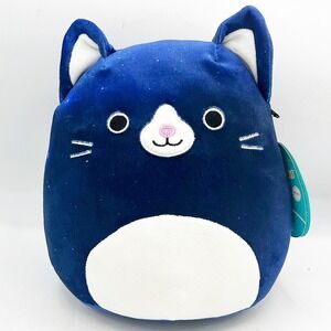 Danielito‎ Cat Squishmallows Plush 8" Blue Stars w/ Tag Kellytoys